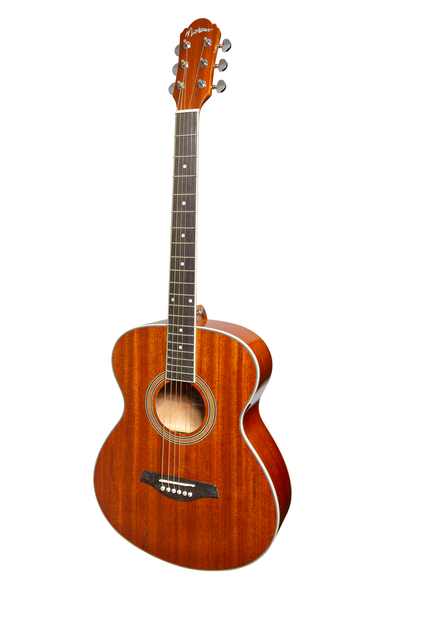 Martinez '41 Series' Folk Size Acoustic Guitar (Gloss Mahogany)