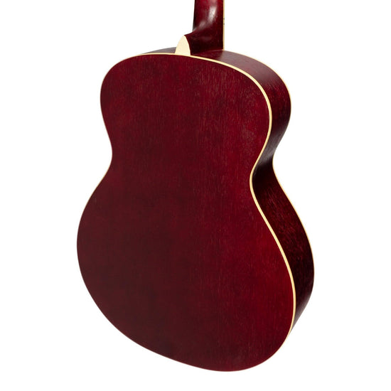 Martinez '41 Series' Folk Size Acoustic Guitar Pack (Red)