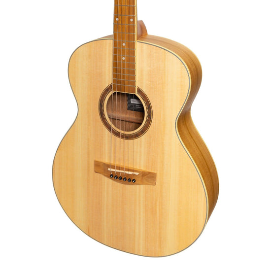 Martinez '41 Series' Folk Size Acoustic Guitar Pack (Spruce/Jati-Teakwood)