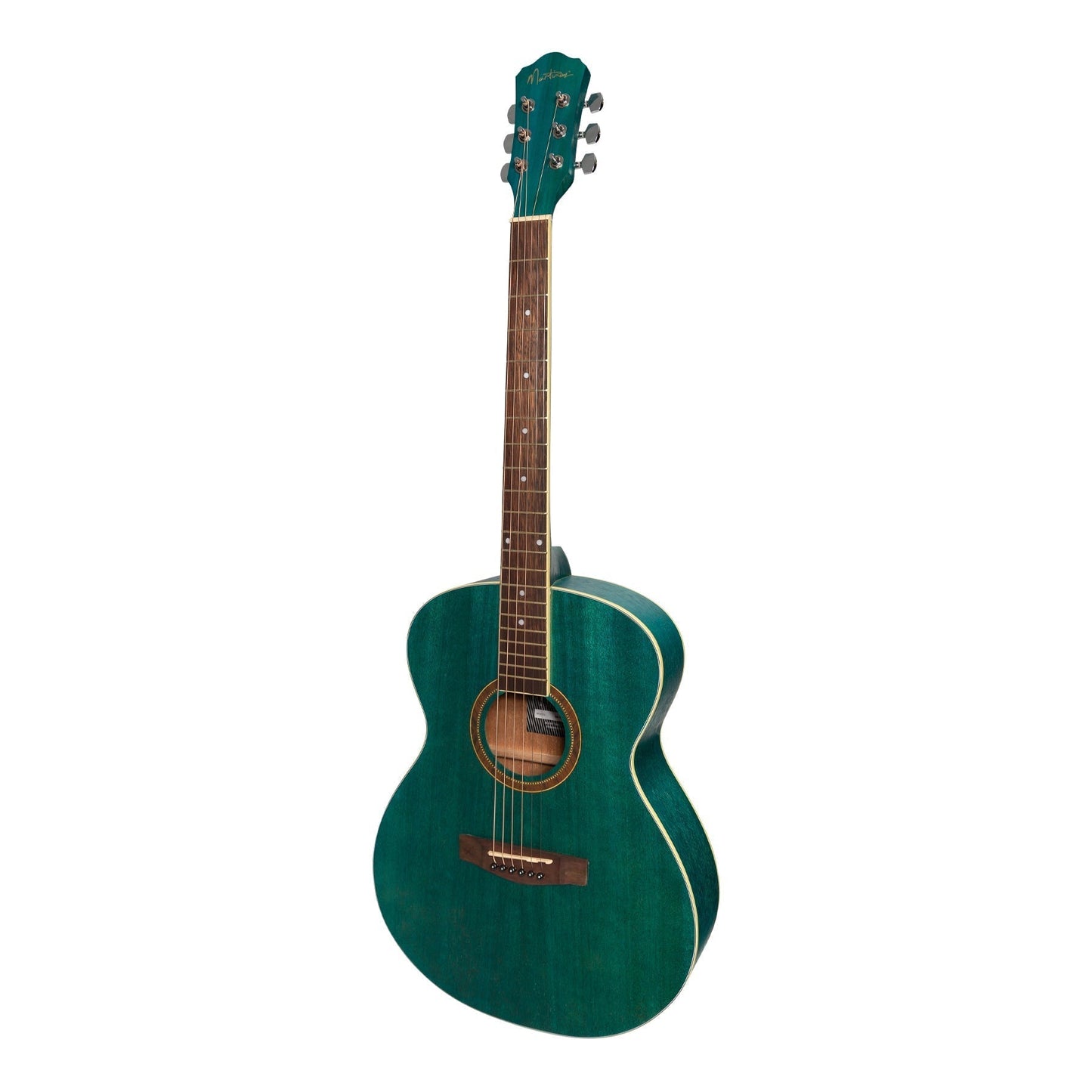 Martinez '41 Series' Folk Size Acoustic Guitar Pack (Teal Green)