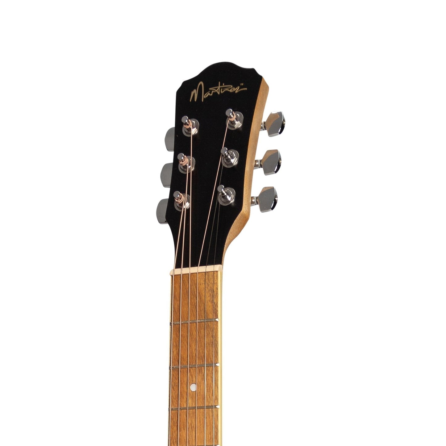 Martinez '41 Series' Folk Size Acoustic Guitar Pack with Built-in Tuner (Jati-Teakwood)