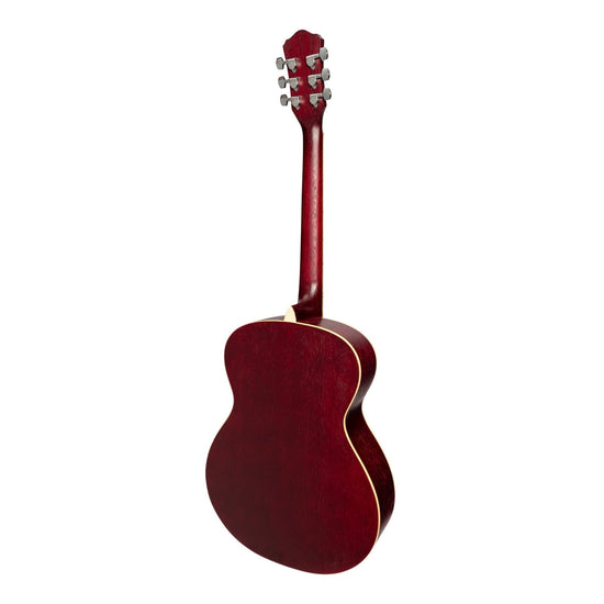 Martinez '41 Series' Folk Size Acoustic Guitar (Red)