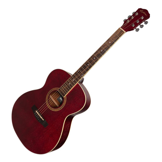 Martinez '41 Series' Folk Size Acoustic Guitar (Red)