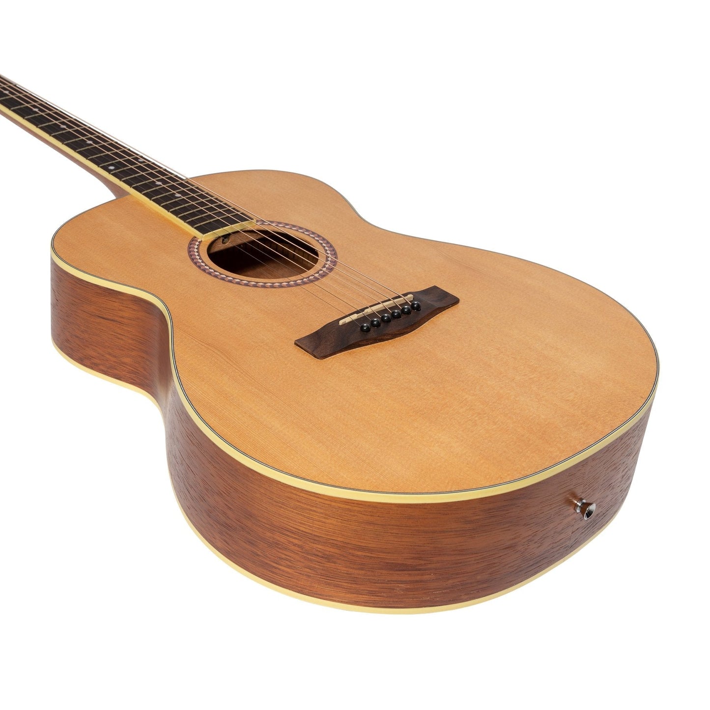 Martinez '41 Series' Left Handed Folk Size Acoustic Guitar (Spruce/Rosewood)