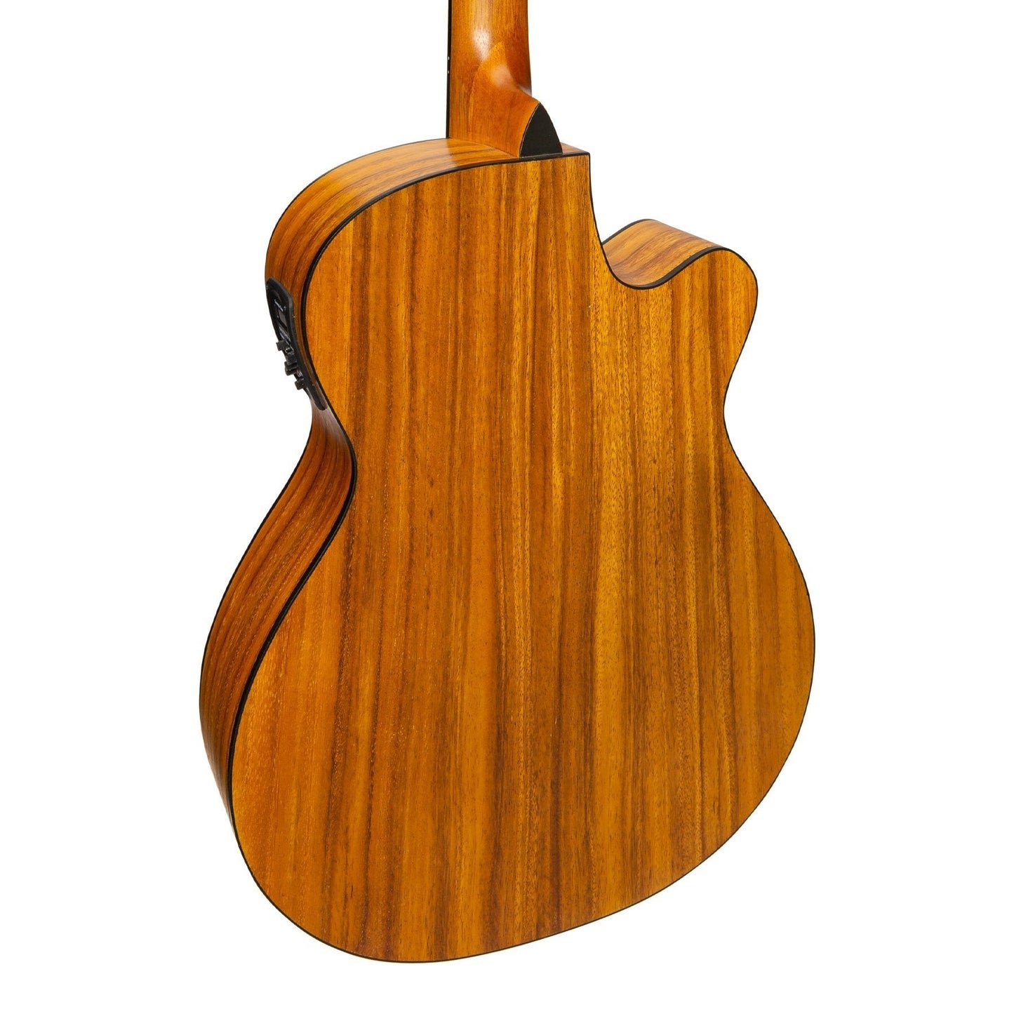 Martinez '41 Series' Left Handed Folk Size Cutaway Acoustic-Electric Guitar (Spruce/Koa)