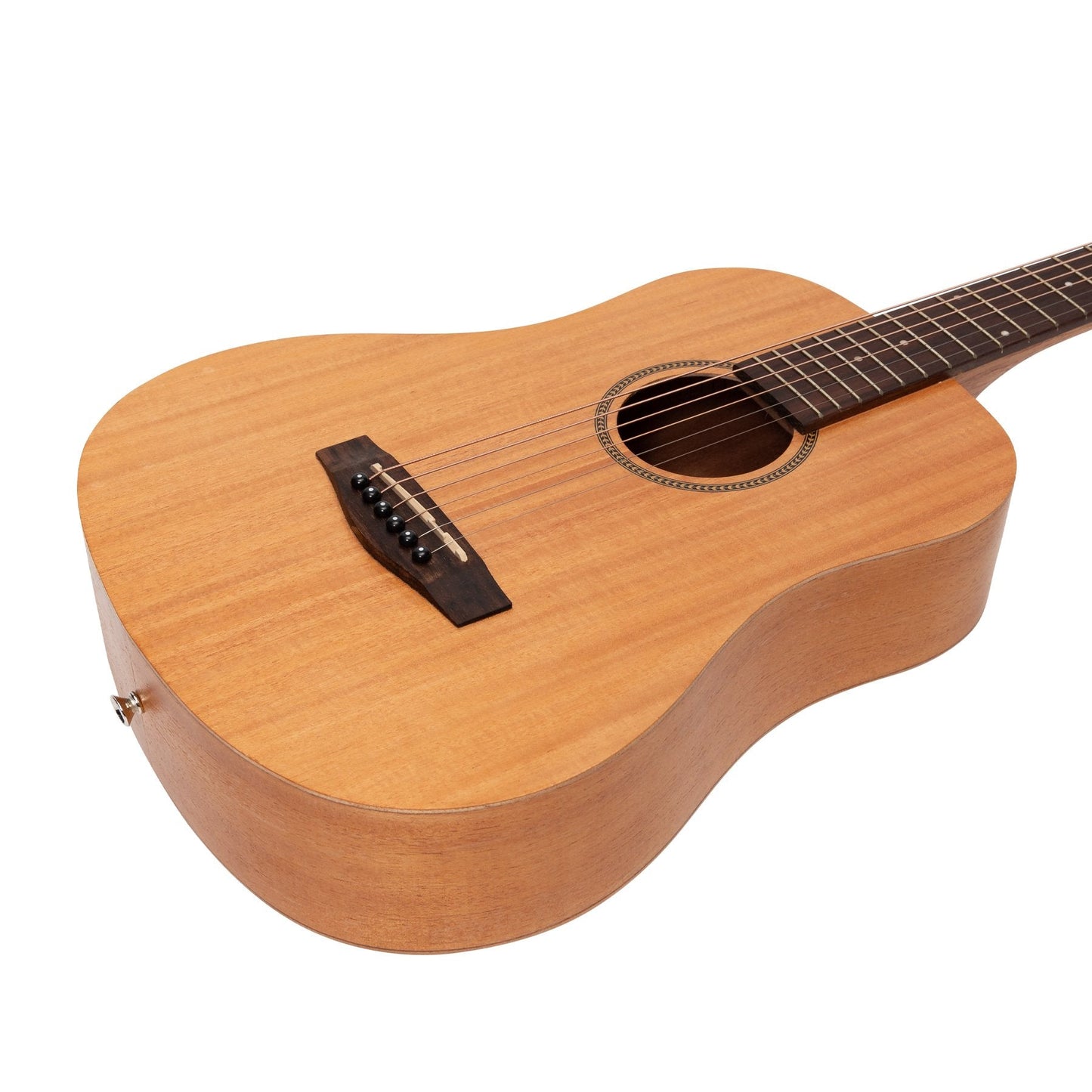 Martinez Acoustic Babe Traveller Guitar (Mahogany)