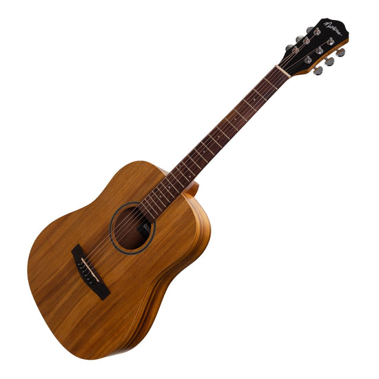 Martinez Acoustic-Electric Middy Traveller Guitar (Koa)