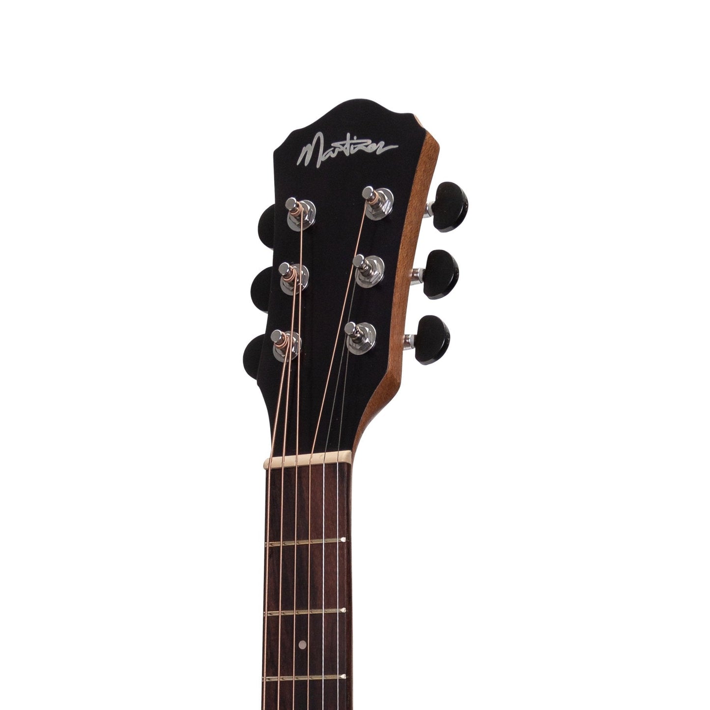 Martinez Acoustic-Electric Short Scale Guitar with Built-In Tuner (Rosewood)