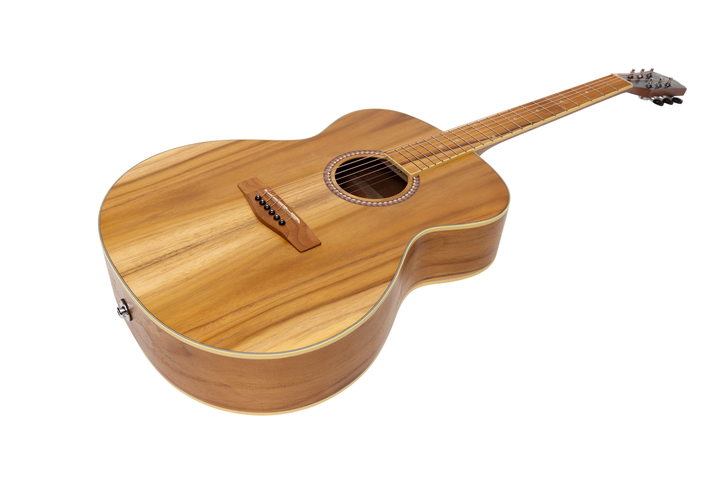 Martinez Acoustic-Electric Small Body Guitar (Jati-Teakwood)