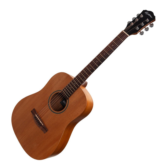 Martinez Acoustic Middy Traveller Guitar (Mahogany)