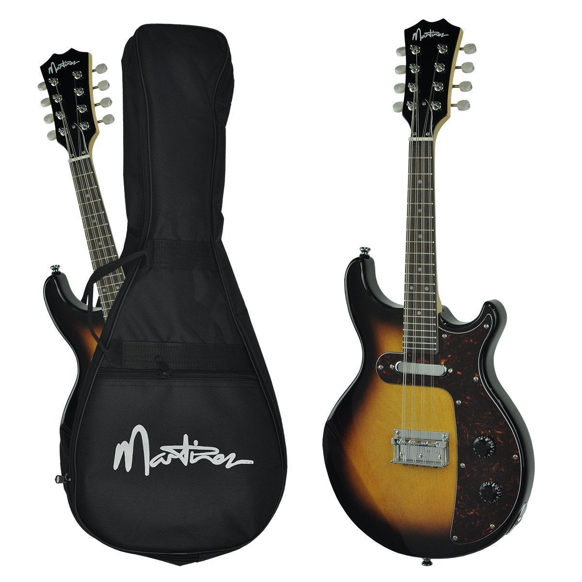 Martinez Electric Mandolin with Gig Bag (Vintage Sunburst)