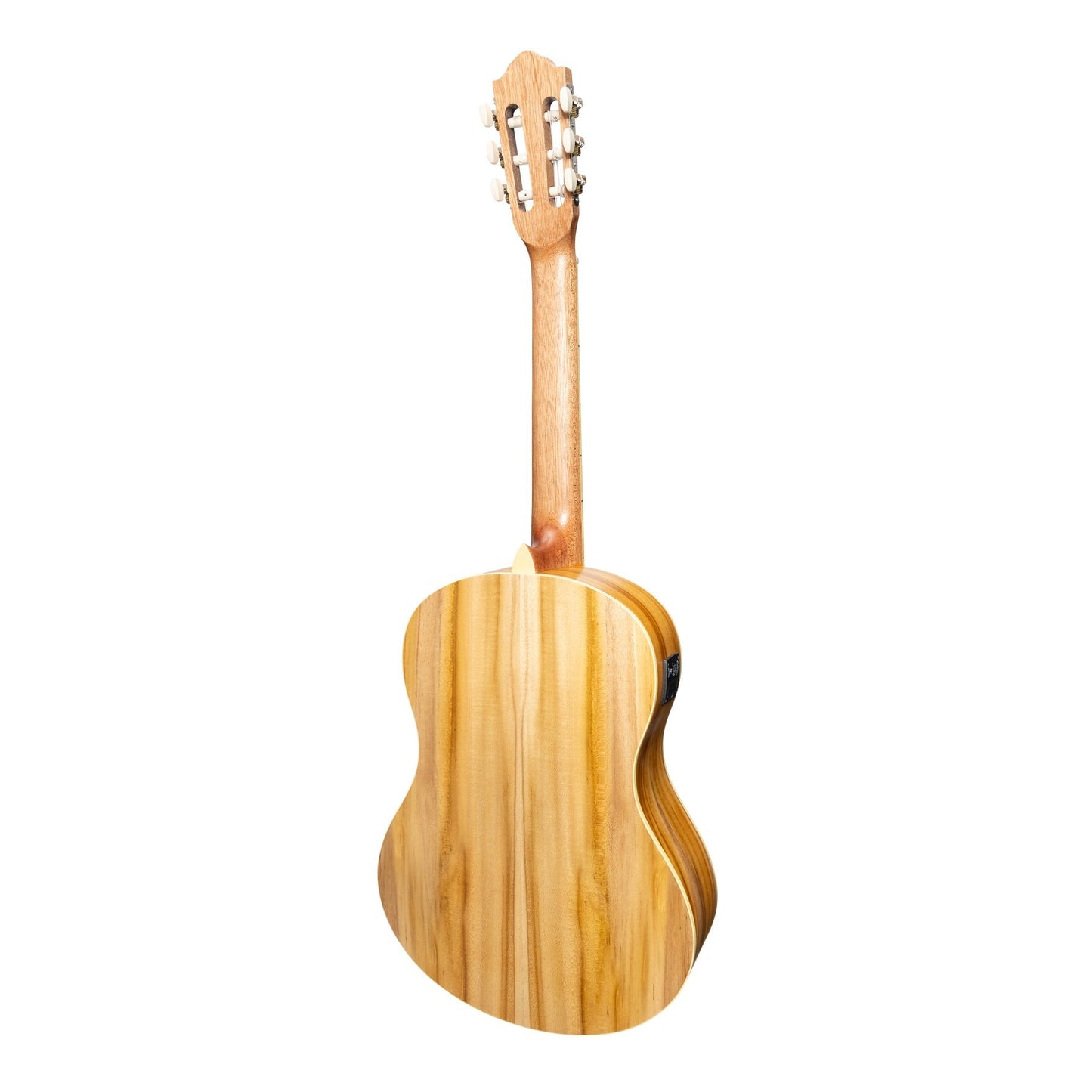 Martinez Full Size Student Classical Guitar with Built In Tuner (Jati-Teakwood)