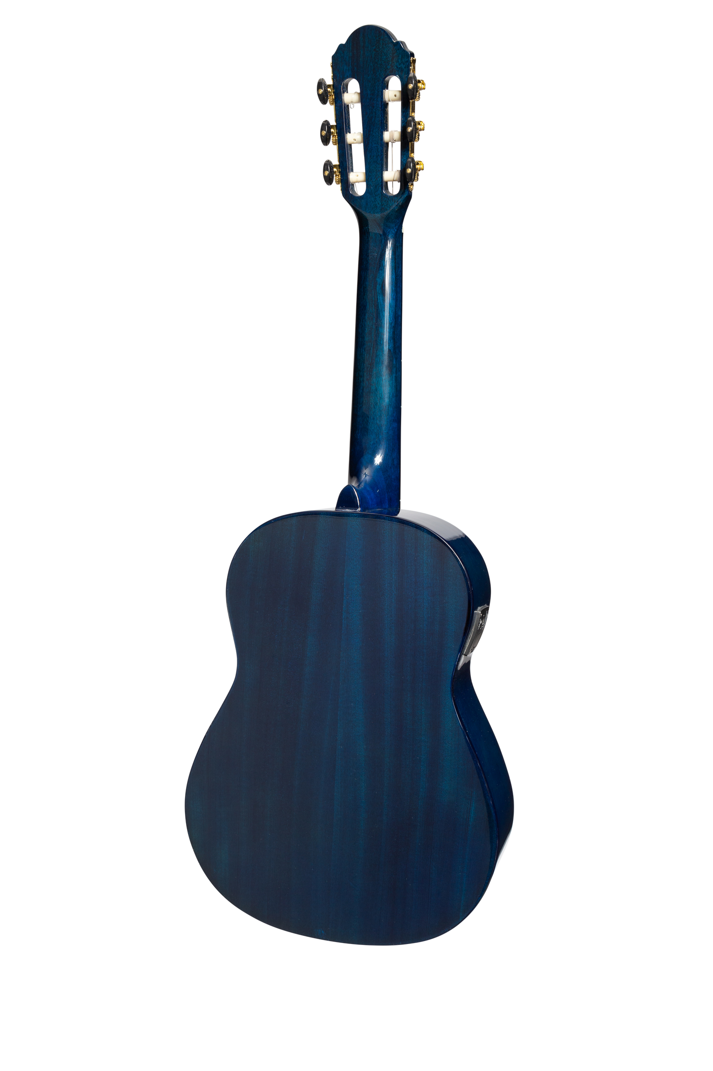 Martinez G-Series 1/2 Size Student Classical Guitar Pack with Built In Tuner (Blue-Gloss)