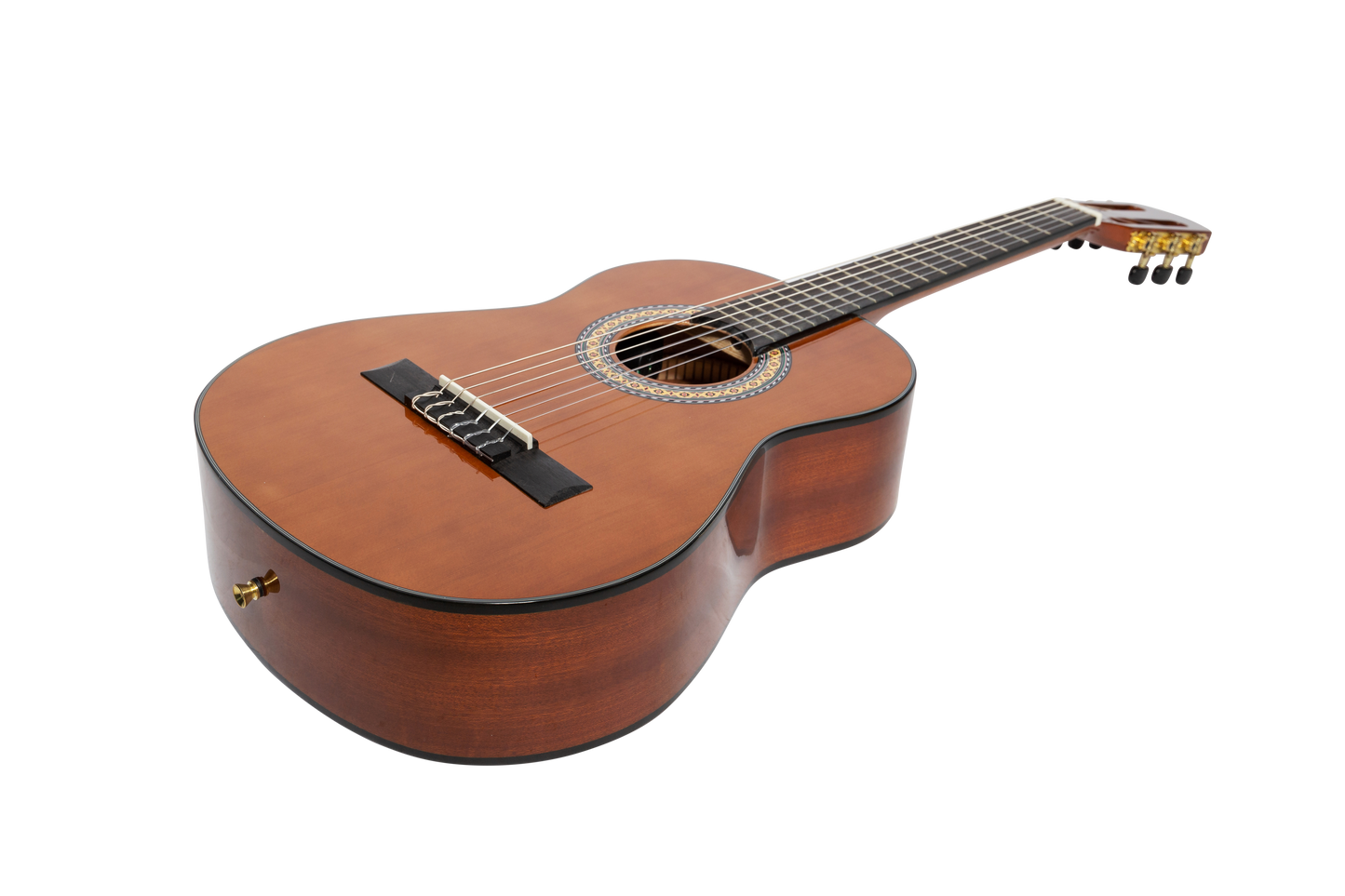 Martinez G-Series 1/2 Size Student Classical Guitar with Built In Tuner (Natural-Gloss)