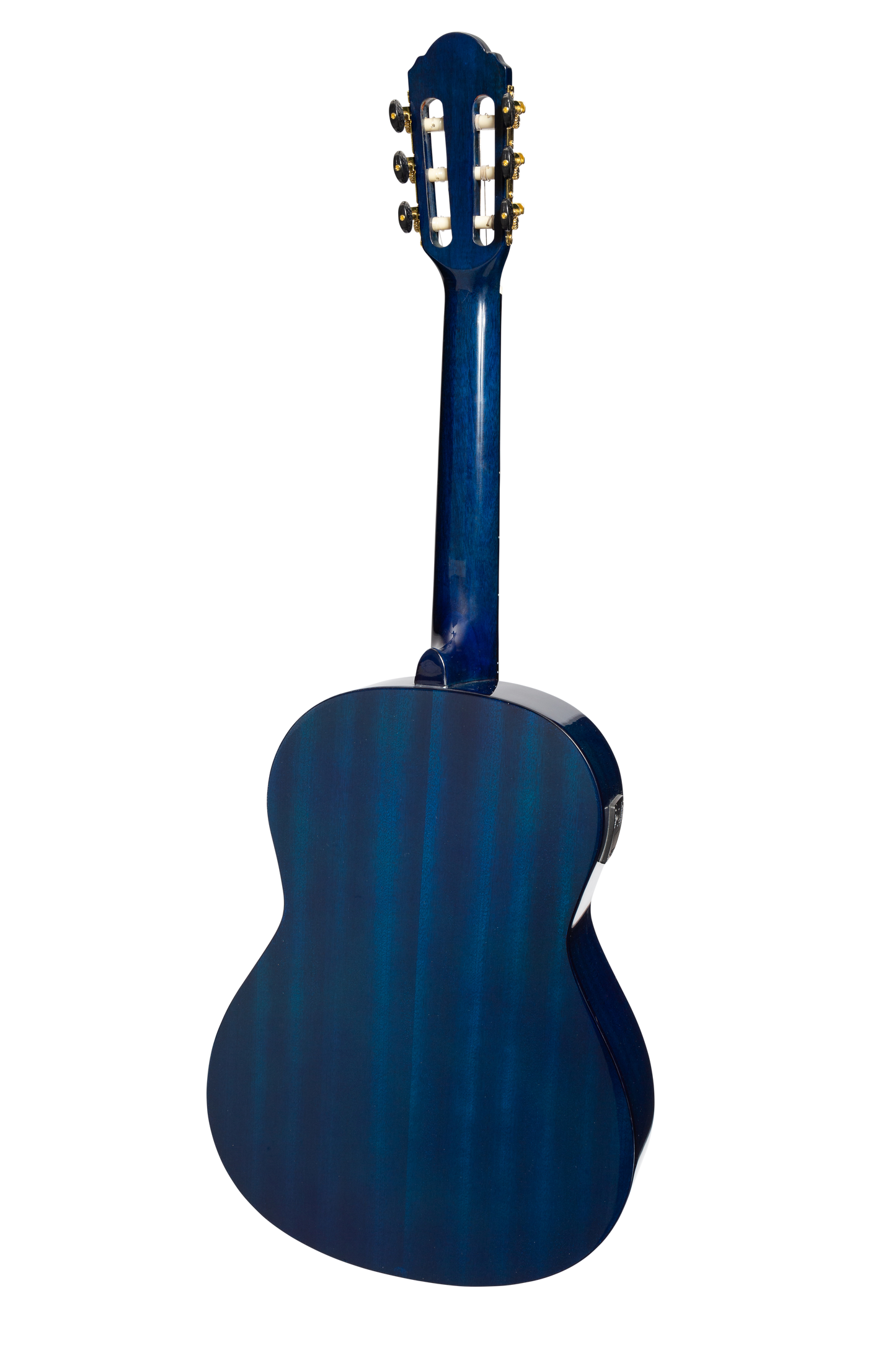Martinez G-Series 3/4 Size Student Classical Guitar Pack with Built In Tuner (Blue-Gloss)