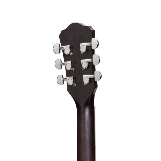 Martinez Jazz Hybrid Acoustic-Electric Small Body Cutaway Guitar (Black)