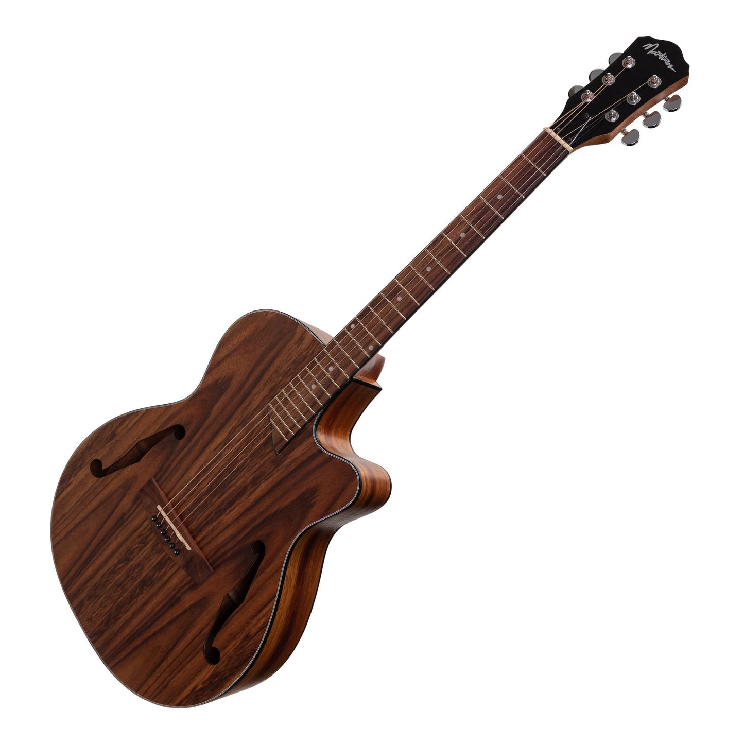 Martinez Jazz Hybrid Acoustic Electric Small Body Cutaway Guitar Rose jademcaustralia
