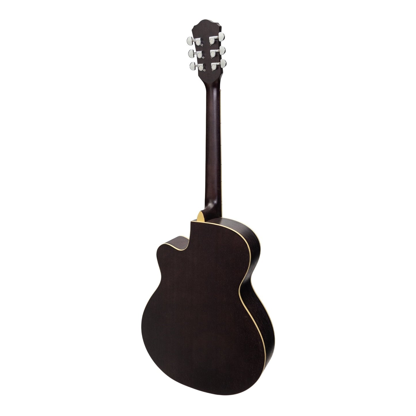 Load image into Gallery viewer, Martinez Jazz Hybrid Acoustic Small Body Cutaway Guitar (Black)
