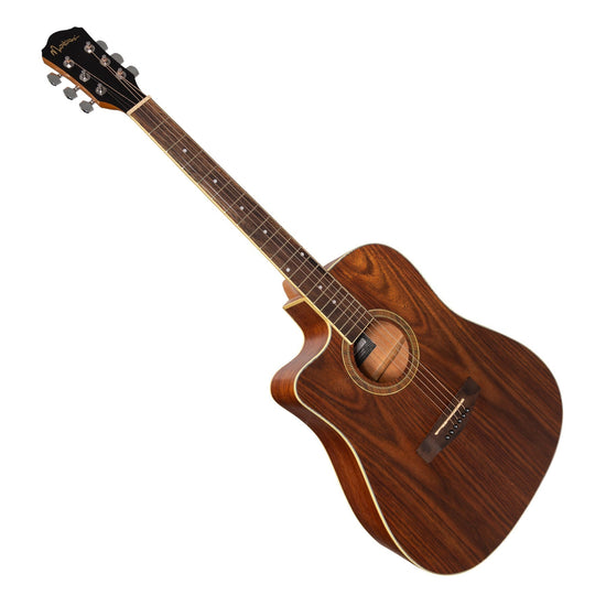 Martinez Left Hand '41 Series' Dreadnought Cutaway Acoustic-Electric Guitar Pack (Rosewood)