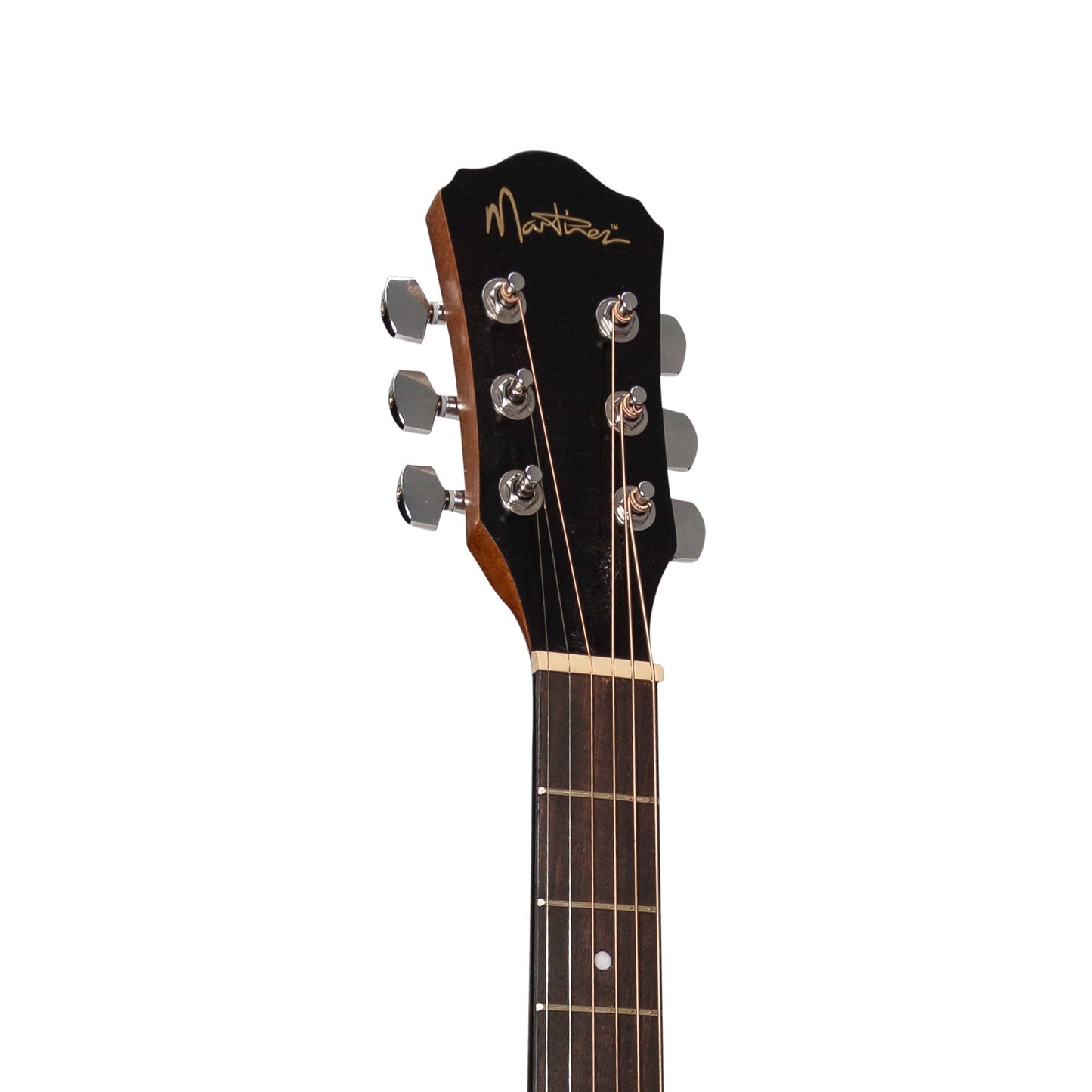 Martinez Left-Handed '41 Series' Folk Size Cutaway Acoustic-Electric Guitar Pack (Mahogany)