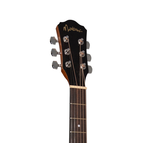 Martinez Left-Handed '41 Series' Folk Size Cutaway Acoustic-Electric Guitar Pack (Mahogany)