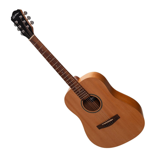 Martinez Left Handed Acoustic-Electric Middy Traveller Guitar (Mahogany)