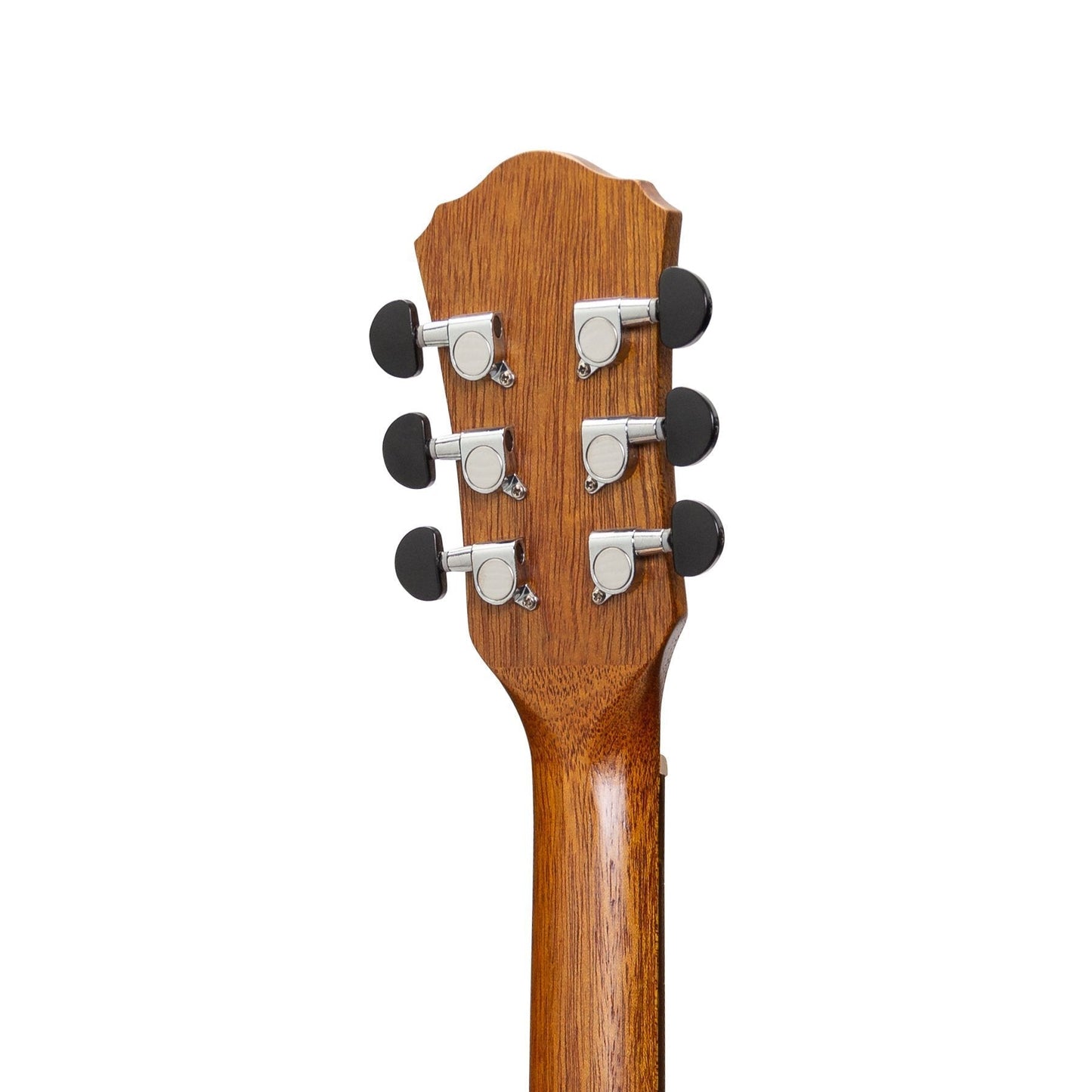 Martinez Left Handed Acoustic Short Scale Guitar (Koa)