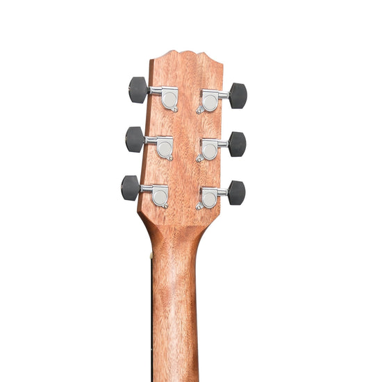 Martinez 'Natural Series' Left Handed Mahogany Top Mini Short Scale Acoustic-Electric Guitar (Open Pore)