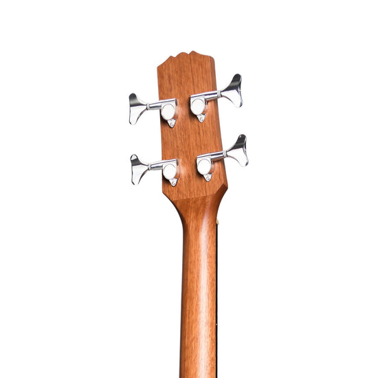 Martinez 'Natural Series' Mahogany Top Acoustic-Electric Cutaway Bass Guitar (Open Pore)
