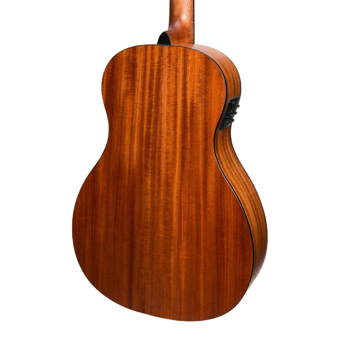 Martinez 'Natural Series' Mahogany Top Acoustic-Electric Parlour Guitar (Open Pore)