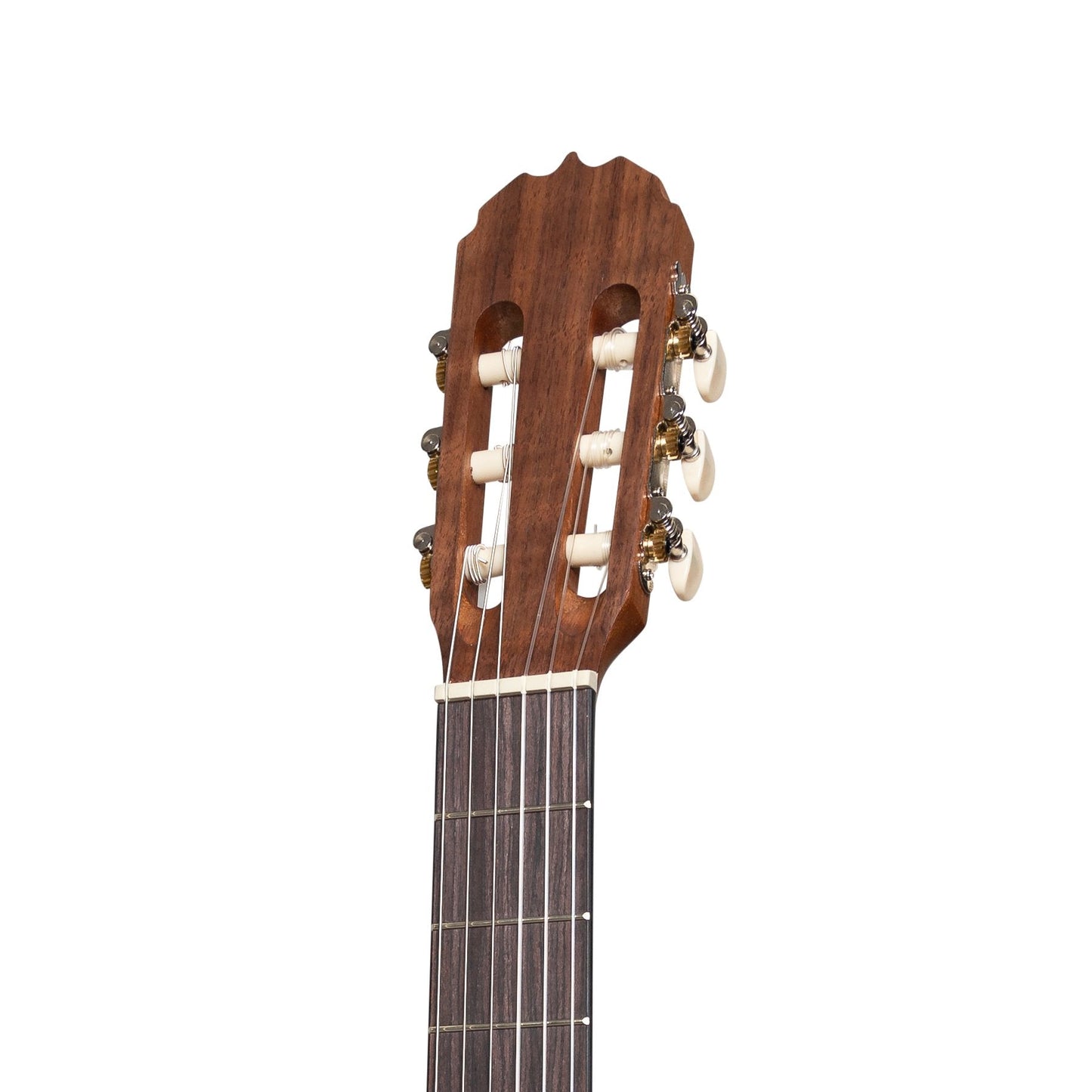 Martinez 'Natural Series' Solid Mahogany Top Acoustic-Electric Classical Cutaway Guitar (Open Pore)