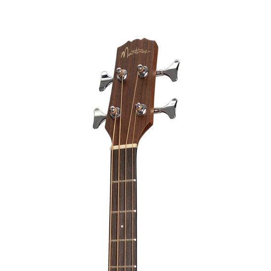 Martinez 'Natural Series' Solid Mahogany Top Acoustic-Electric Cutaway Bass Guitar (Open Pore) *Available in Left-Hand