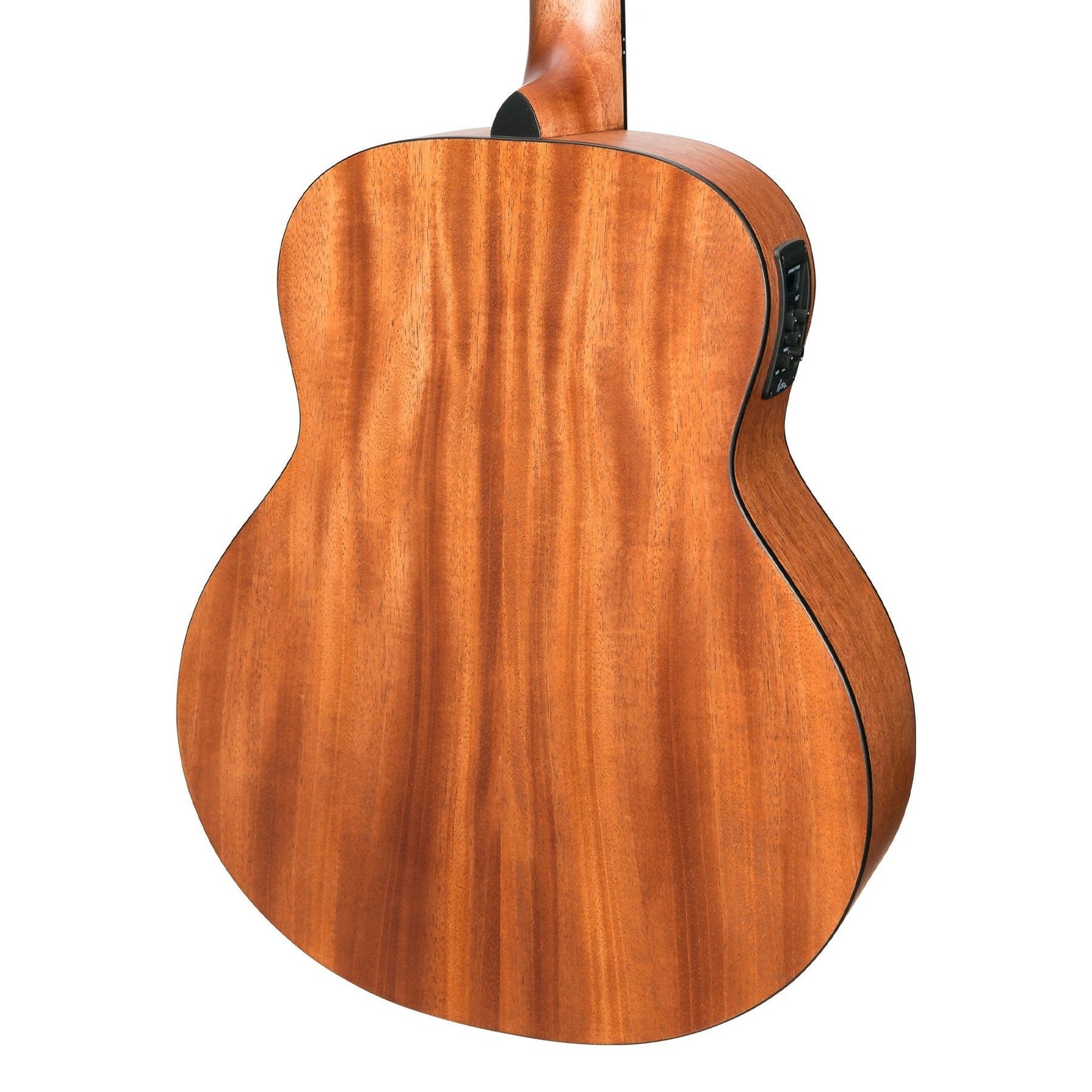 Martinez 'Natural Series' Spruce Top Acoustic-Electric Mini Short Scale Guitar (Open Pore)