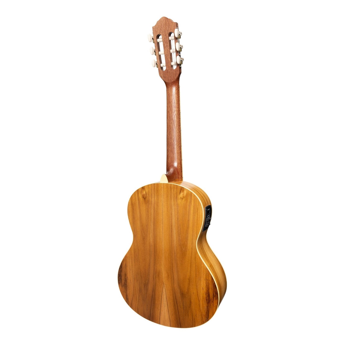 Martinez 'Slim Jim' 3/4 Size Electric Classical Guitar with Pickup/Tuner (Jati-Teakwood)