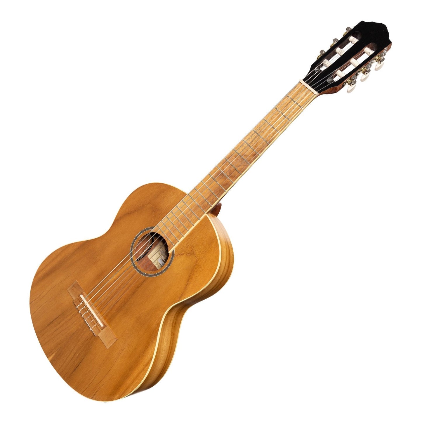 Martinez 'Slim Jim' 3/4 Size Electric Classical Guitar with Pickup/Tuner (Jati-Teakwood)