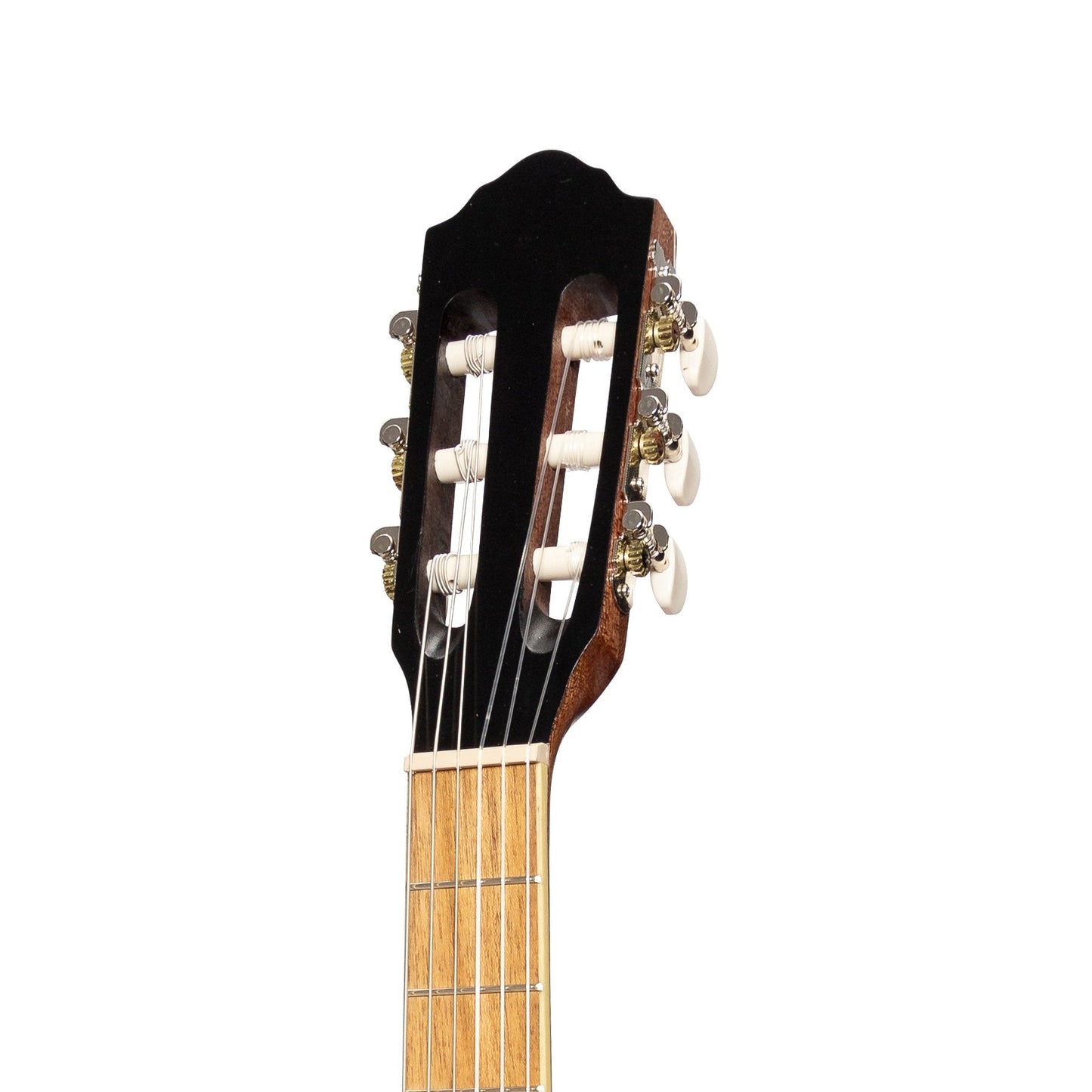 Martinez 'Slim Jim' 3/4 Size Electric Classical Guitar with Pickup/Tuner (Jati-Teakwood)
