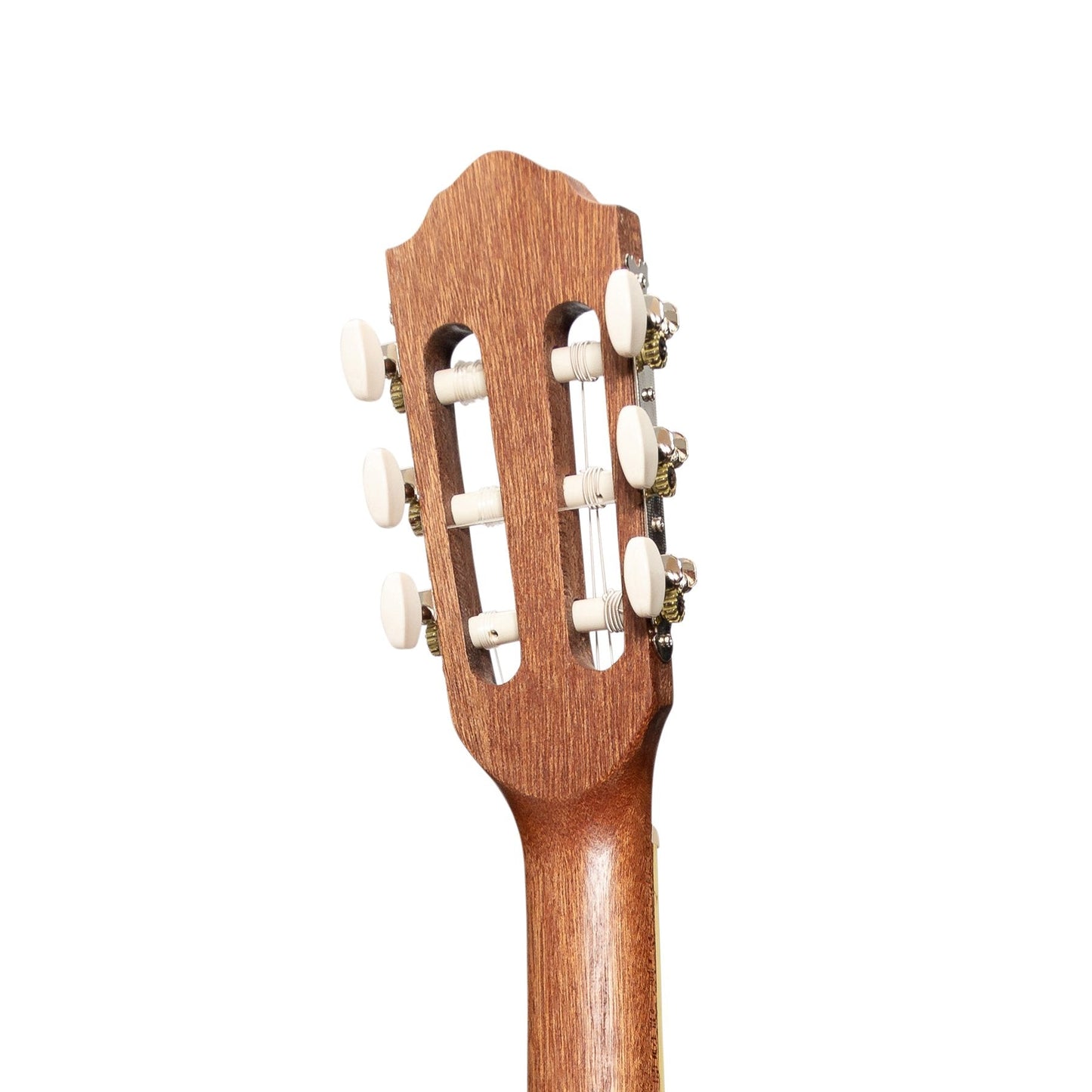 Martinez 'Slim Jim' 3/4 Size Electric Classical Guitar with Pickup/Tuner (Jati-Teakwood)