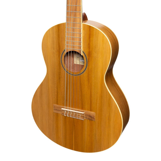 Martinez 'Slim Jim' 3/4 Size Student Classical Guitar with Built In Tuner (Jati-Teakwood)