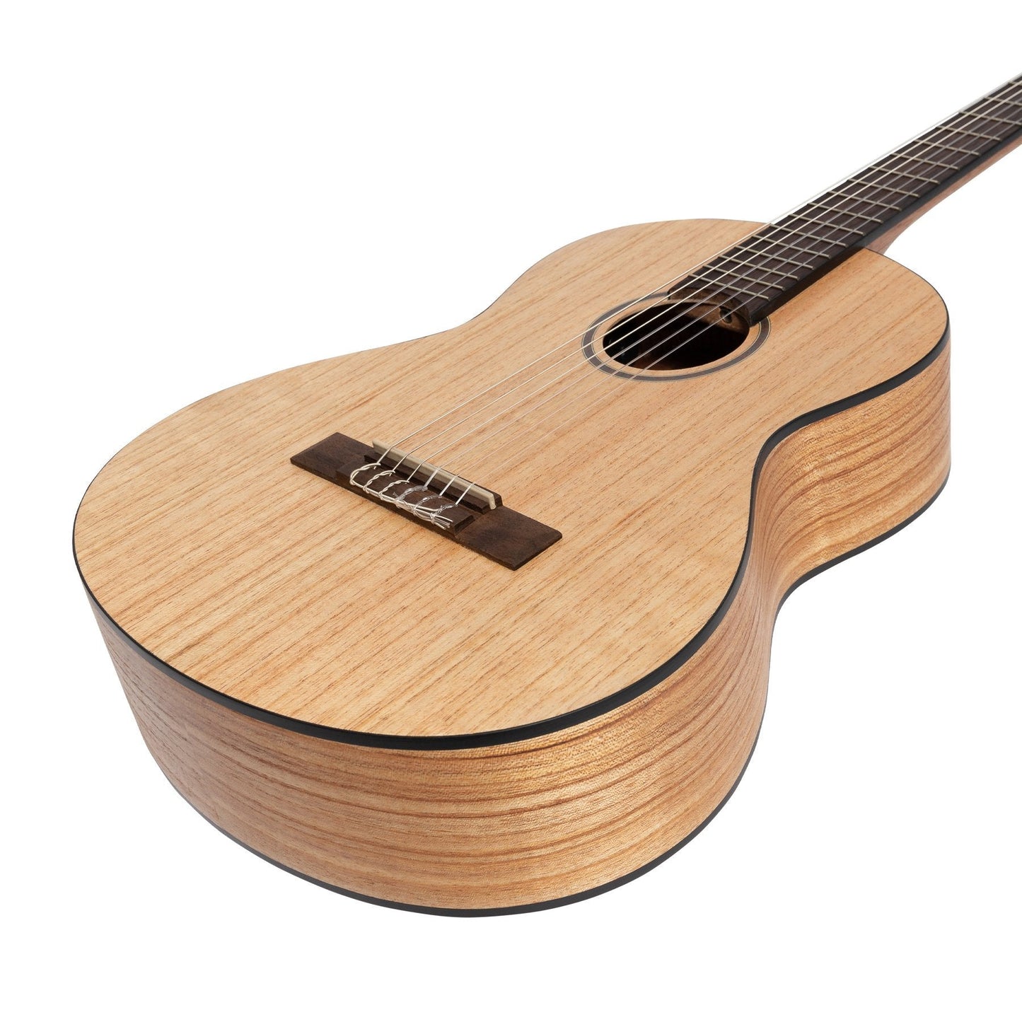 Martinez 'Slim Jim' 3/4 Size Student Classical Guitar with Built In Tuner (Mindi-Wood)