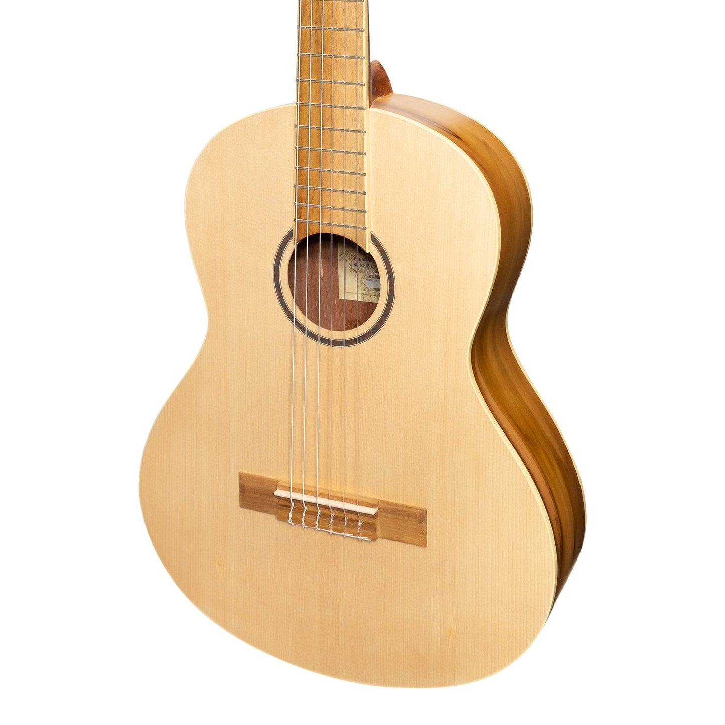 Martinez 'Slim Jim' 3/4 Size Student Classical Guitar with Built In Tuner (Spruce/Jati-Teakwood)