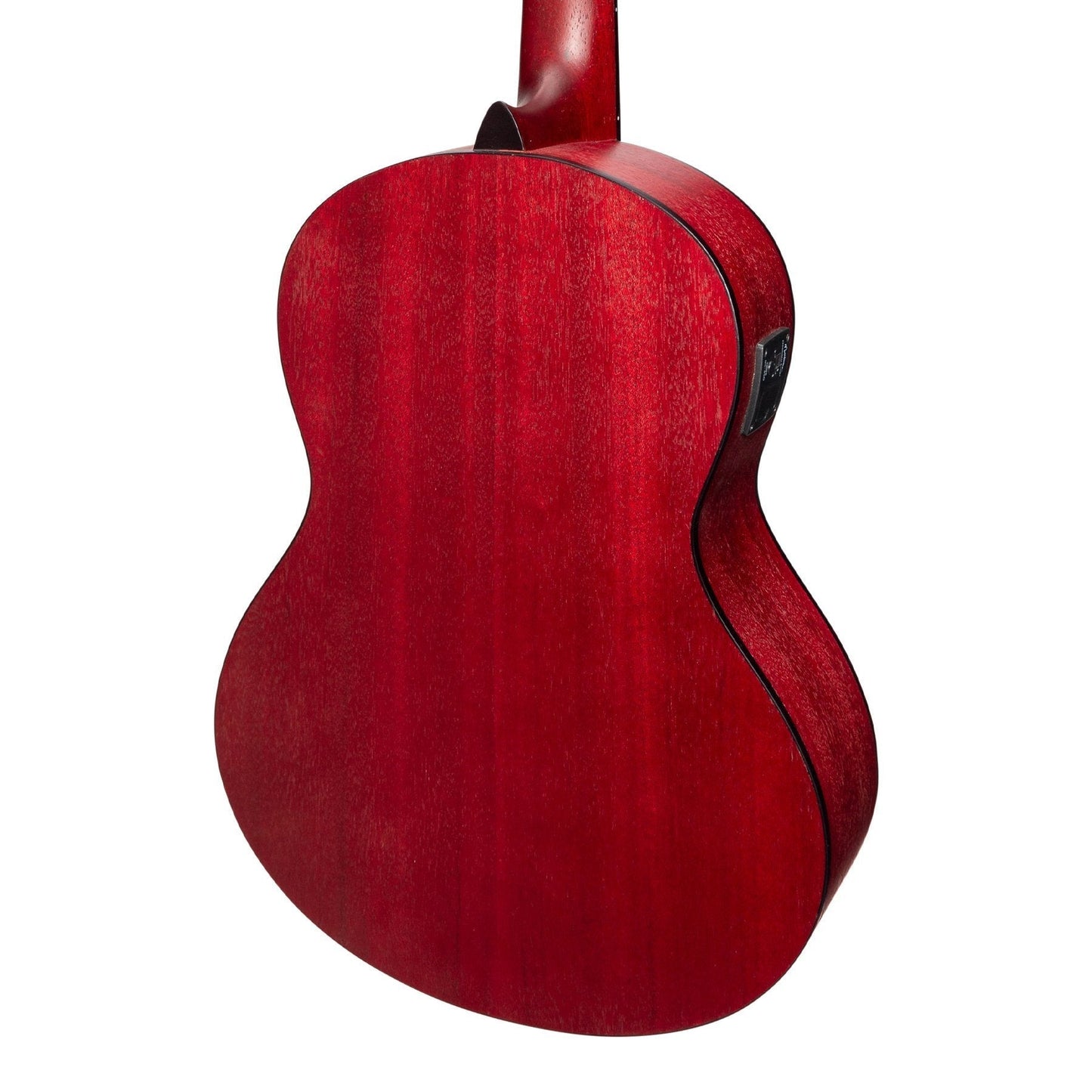 Martinez 'Slim Jim' 3/4 Size Student Classical Guitar with Built In Tuner (Strawberry Pink)