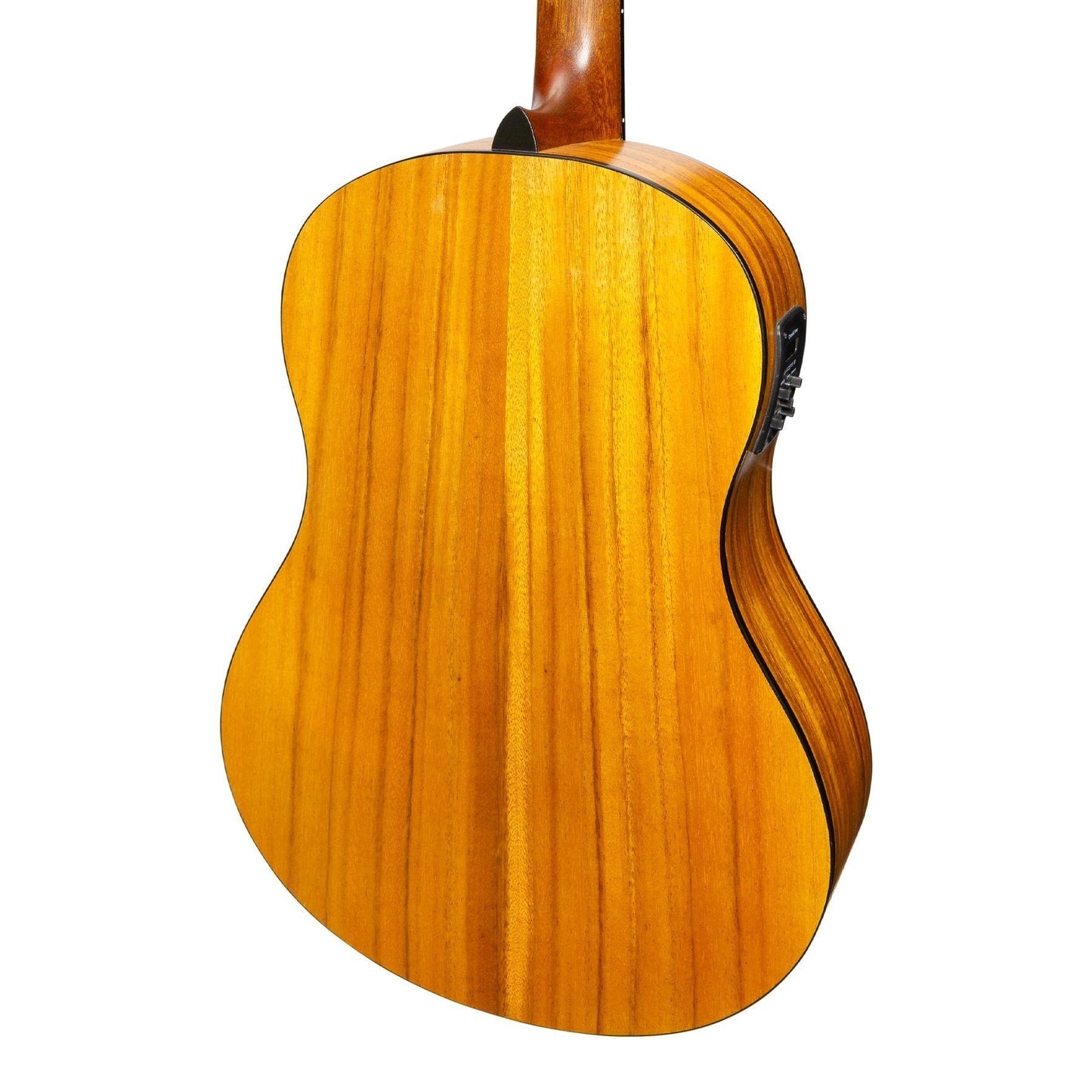 Martinez 'Slim Jim' Full Size Electric Classical Guitar with Pickup/Tuner (Koa)