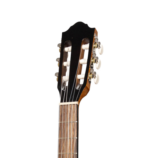Martinez 'Slim Jim' Full Size Electric Classical Guitar with Pickup/Tuner (Koa)