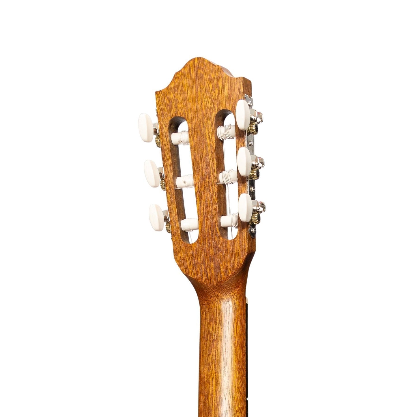 Martinez 'Slim Jim' Full Size Electric Classical Guitar with Pickup/Tuner (Koa)