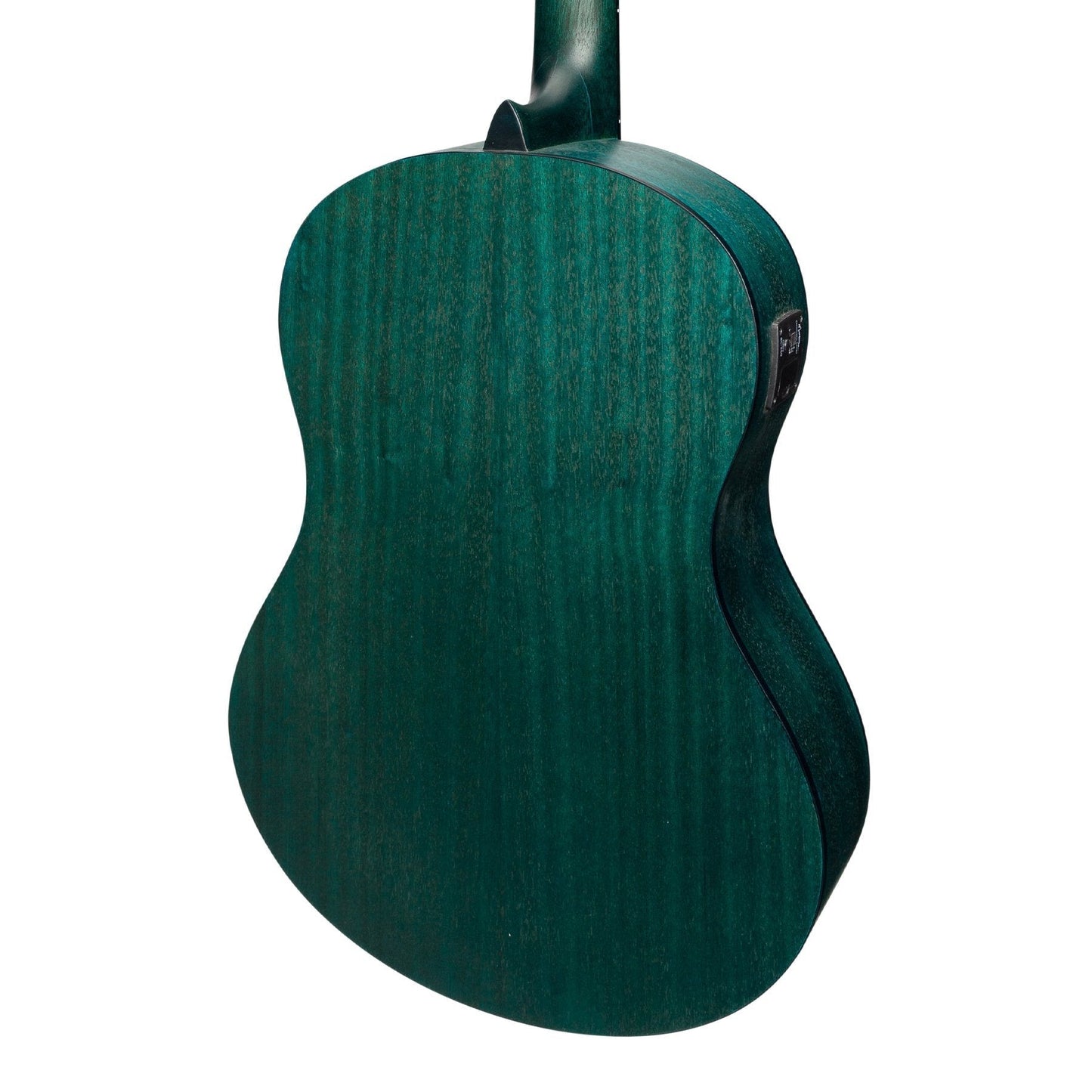 Martinez 'Slim Jim' Full Size Student Classical Guitar Pack with Built In Tuner (Teal Green)