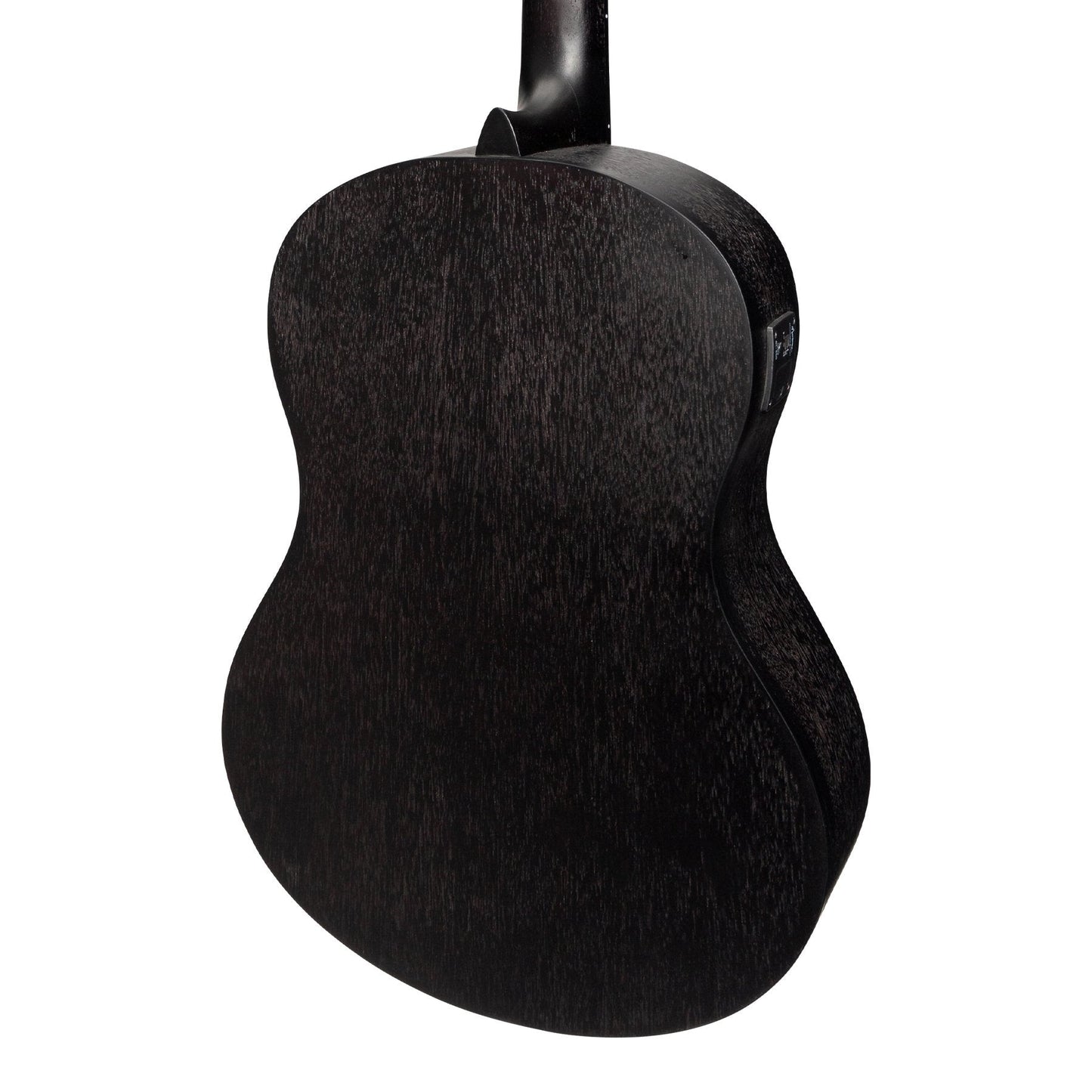 Martinez 'Slim Jim' Full Size Student Classical Guitar with Built In Tuner (Black)