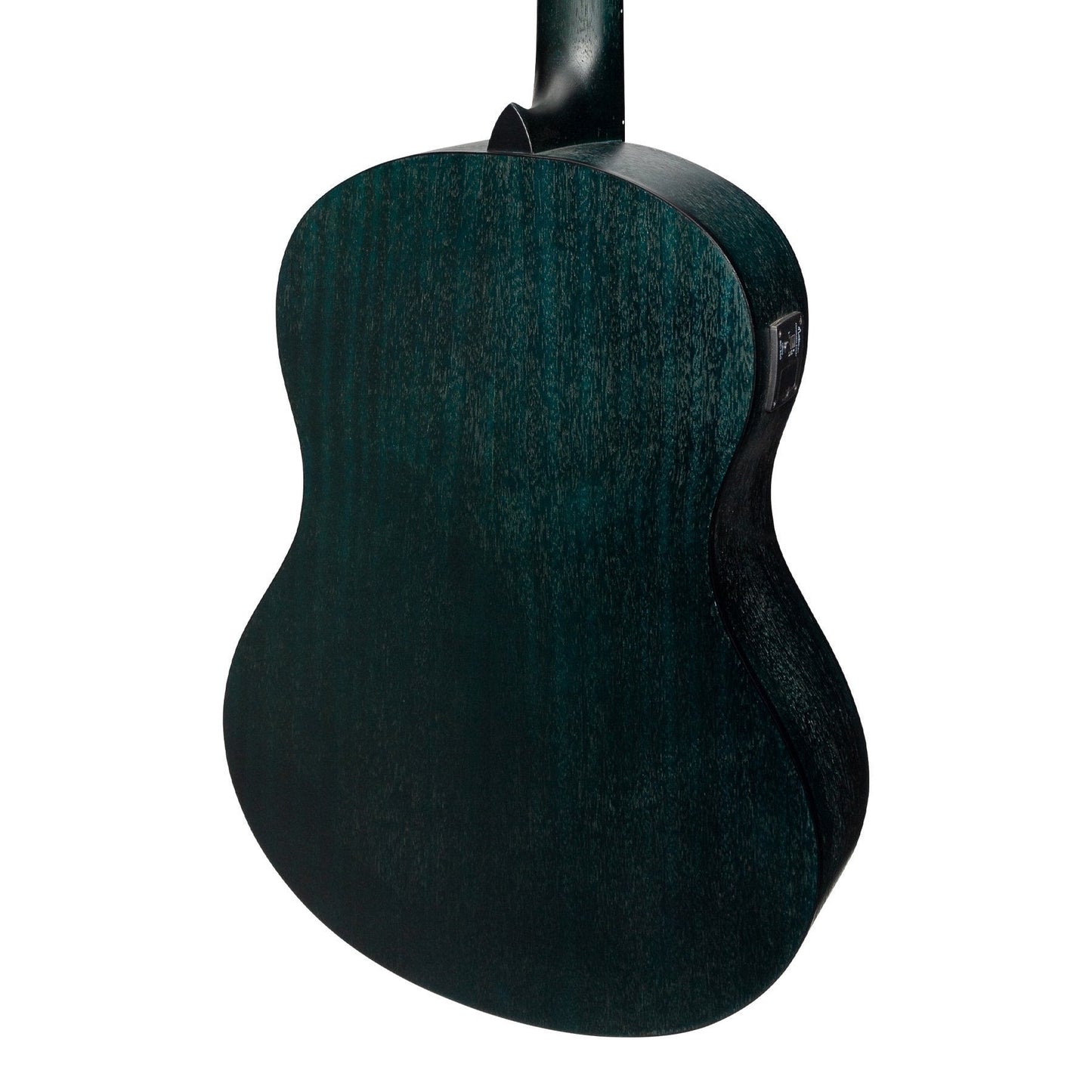 Martinez 'Slim Jim' Full Size Student Classical Guitar with Built In Tuner (Blue)