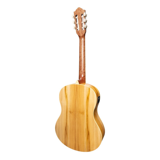 Martinez 'Slim Jim' Full Size Student Classical Guitar with Built In Tuner (Jati-Teakwood)