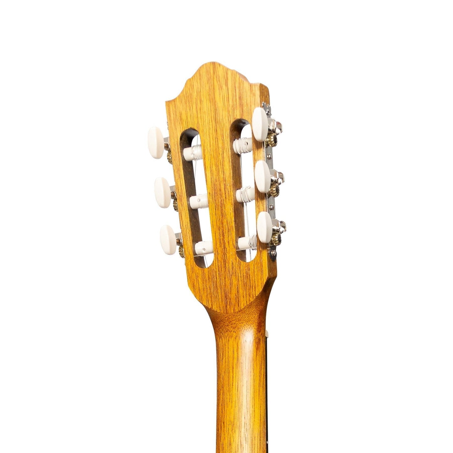 Martinez 'Slim Jim' Full Size Student Classical Guitar with Built In Tuner (Spruce/Koa)