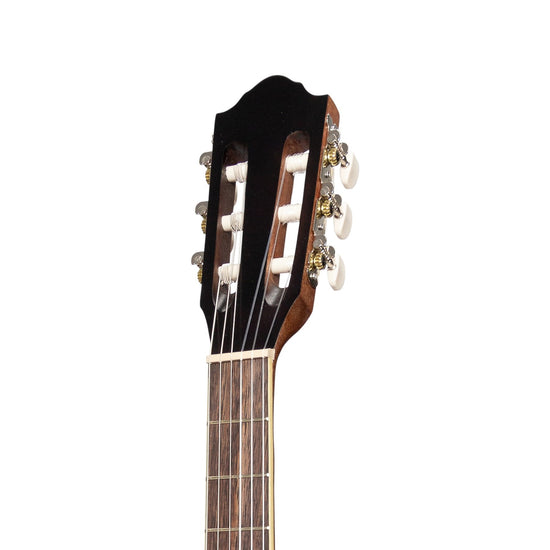 Martinez 'Slim Jim' Full Size Student Classical Guitar with Built In Tuner (Spruce/Rosewood)